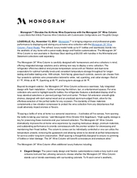 Monogram 24 Wine Column Press Release
