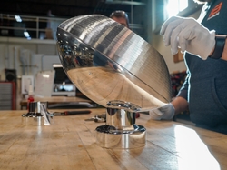 The co-creation and micro-factory team at FirstBuild created the PopTarts Bowl trophy with a working toaster inside from 3D printing models to hand polishing the final product. 