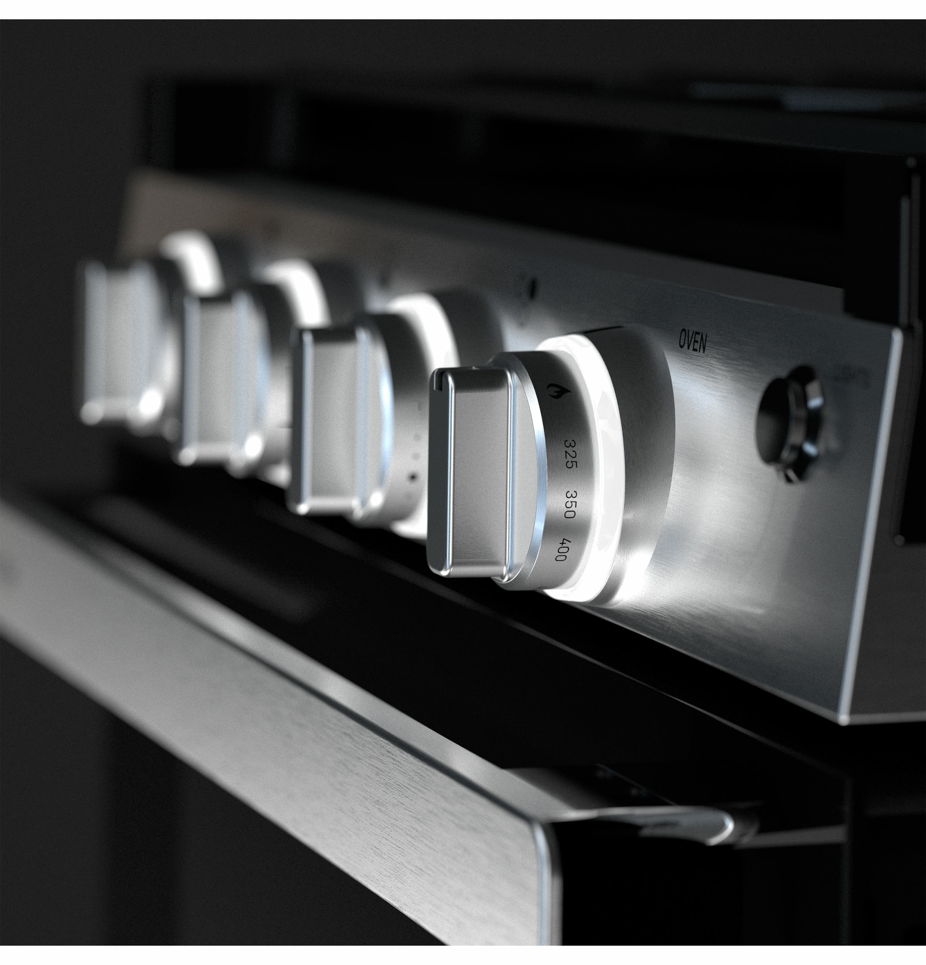 New RV- Ready Range with white backlit knobs