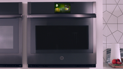 GE Profile Wall Oven with Seasonal Wallpaper and Recipes