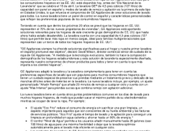 GE Appliances presenta su primer lavadora en espaol para clientes de EE. UU.
