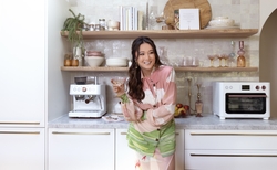 Actress Ashley Park in her Matte White CAFÉ Kitchen