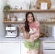 Actress Ashley Park in her Matte White CAFÉ Kitchen