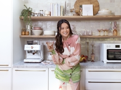 Actress Ashley Park in her Matte White CAFÉ Kitchen