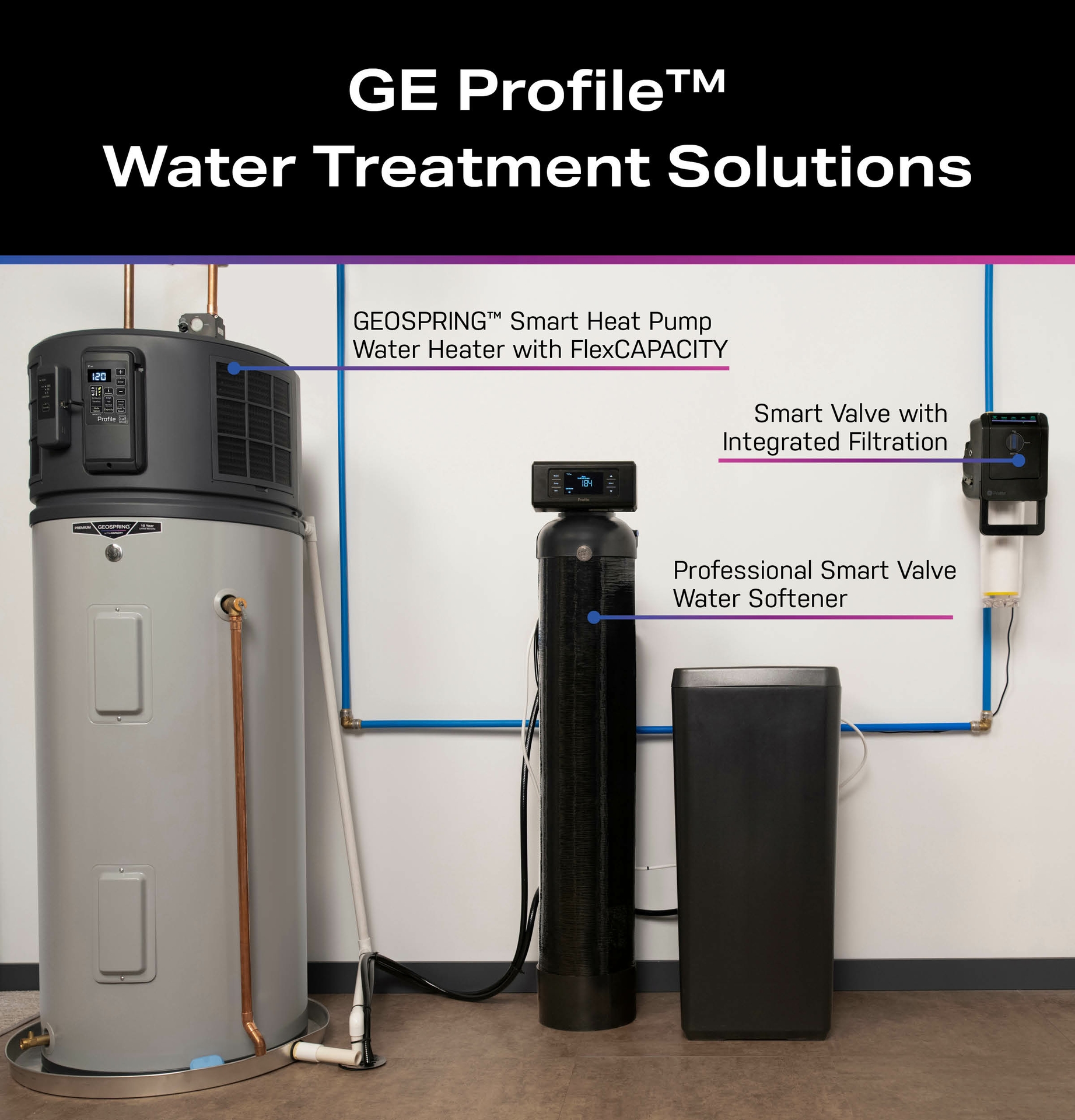 GE Profile™ Water Treatment Solutions.