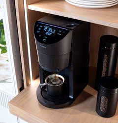 GE Profile Smart Grind & Brew Coffee Maker with Podless Single Serve makes having the ultimate control of your perfect cup more accessible than ever.