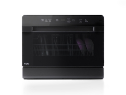 The GE Profile™ Smart Compact Dishwasher is available for Countertop or Built-In installation.