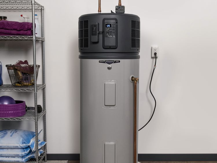 GE PROFILE™ GEOSPRING™ SMART HYBRID HEAT PUMP WATER HEATER THAT DELIVERS SUPERIOR ENERGY EFFICIENCY IS ROLLING OUT TO HOMES NOW GE PROFILE™ GEOSPRING™ SMART HYBRID HEAT PUMP WATER HEATER THAT DELIVERS SUPERIOR ENERGY EFFICIENCY IS ROLLING OUT TO HOMES NOW