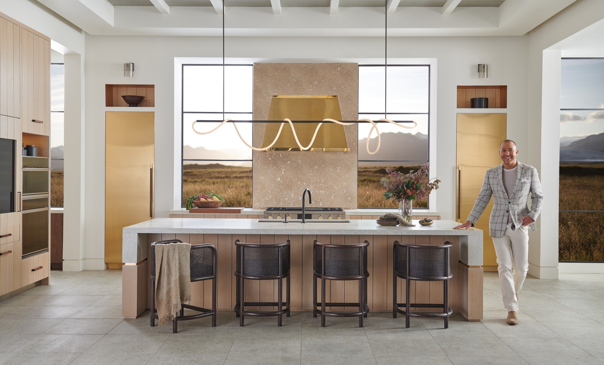 Monogram Designer Collection X Richard Anuszkiewicz in Brass