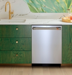 CAFÉ CustomFit Stainless Steel Interior Smart Dishwasher - a winner of the 2024 TWICE VIP Awards & 2024 Architectural Digest Great Design Awards.