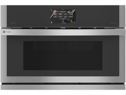 The GE Profile Single Wall Oven with Advantium Technology offers a new appearance along with innovative features.