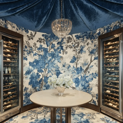 The Library-Inspired Wine Room at Monogram Beyond