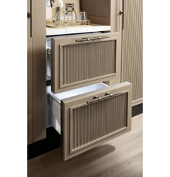 Monogram Double-Drawer Refridgerator Houses Everything From Skincare to Sparkling Water