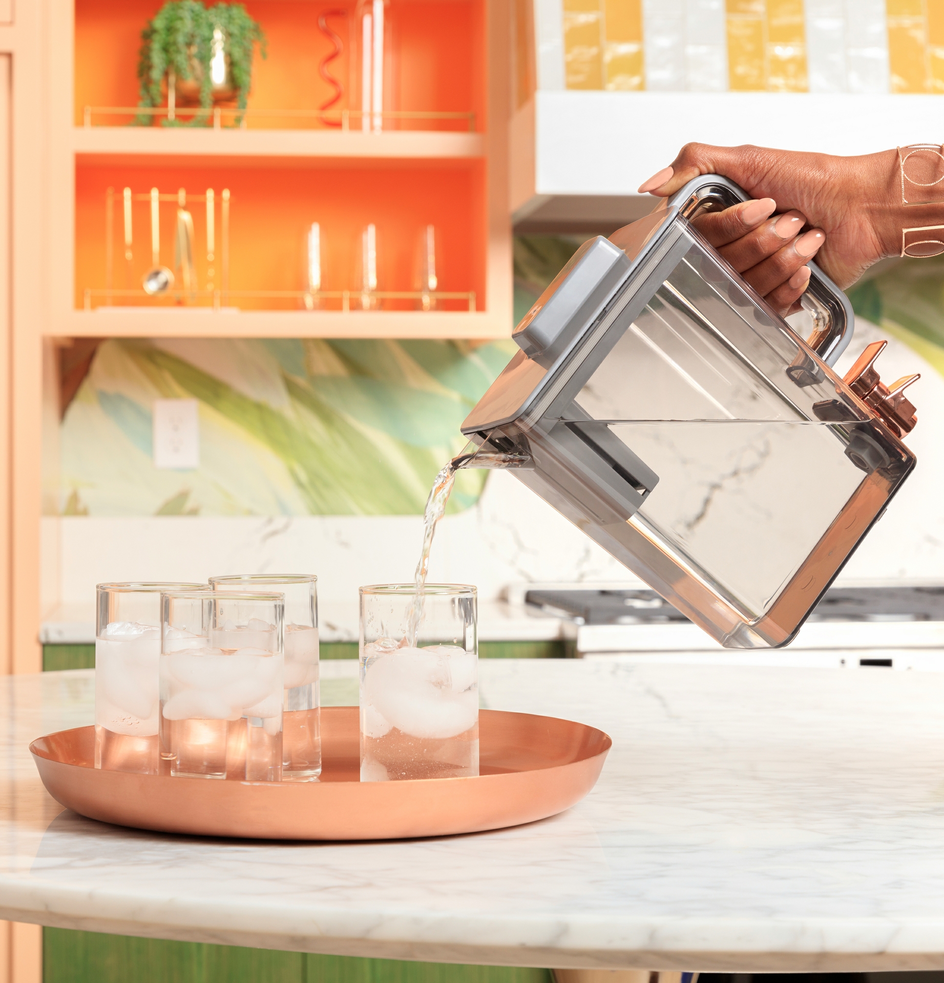 Both new counter-depth refrigerators feature an internal Dual-Dispense AutoFill Pitcher that automatically refills with chilled, filtered water. 