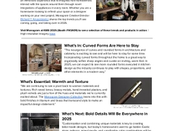 KBIS 2025 Monogram Luxury Home Design Trends