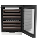 Monogram Undercounter Wine Reserve features an elegant interior with backlit LED lighting