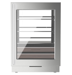 Monogram Undercounter Beverage Center is tailor-made to fit any space with a fully integrated panel-ready exterior