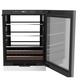 Monogram Undercounter Beverage Center features an elegant interior with backlit LED lighting