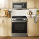GE® 30” Slide-In Electric Convection Range with No Preheat Air Fry and EasyWash™ Oven Tray.