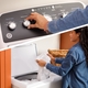 A first-of-its-kind appliance, the GE Washer with Spanish-Language Panel.