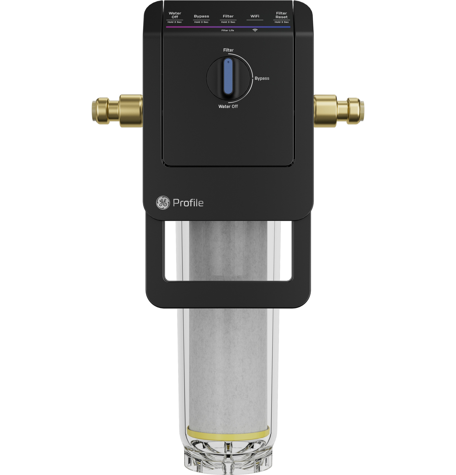 The GE Profile™ Smart Water Valve with Integrated Filtration.