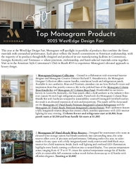 Monogram WestEdge Design Fair Top Products