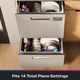 The GE Profile™ Dishwasher Double Drawer can fit up to 14 place settings.
