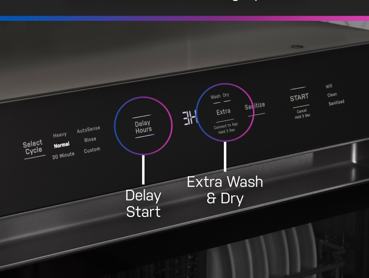 With advanced cleaning options, owners can schedule washes with the Delay Start feature, ideal for busy days or when you’re away from home. With advanced cleaning options, owners can schedule washes with the Delay Start feature, ideal for busy days or when you’re away from home.