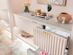 Refrigerator Drawers in Monogram Beyond Powder Room
