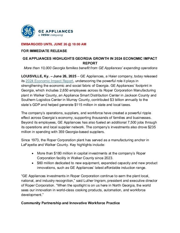 GE Appliances GA
