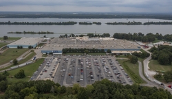 Aerial views of the Decatur Refrigeration Plant in Decatur Alabama.