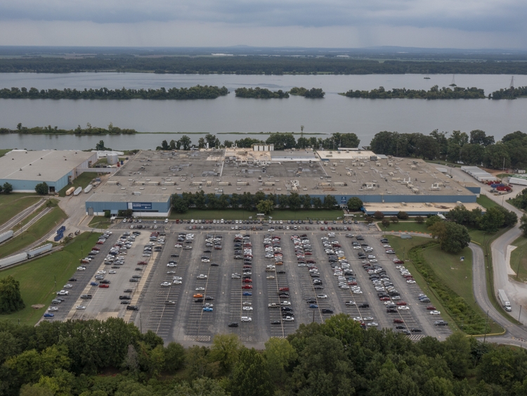 Aerial views of the Decatur Refrigeration Plant in Decatur Alabama. Aerial views of the Decatur Refrigeration Plant in Decatur Alabama.
