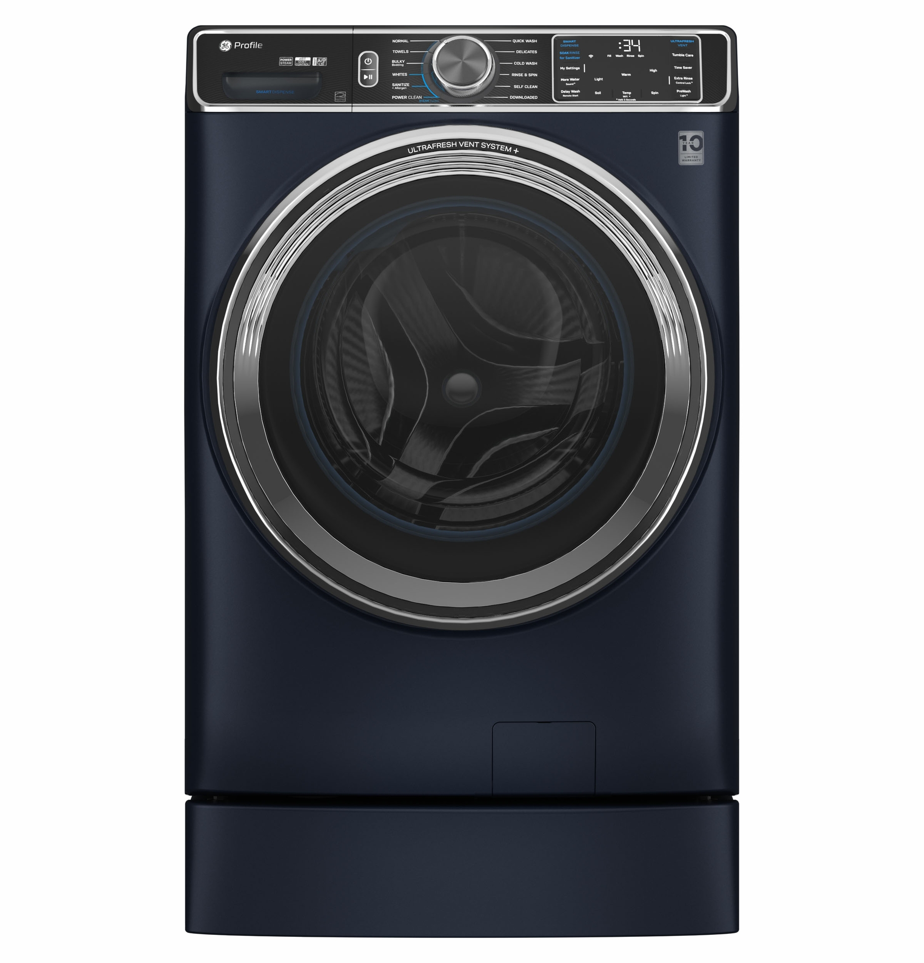 GE Profile Front Load Washer with UltraFresh Vent System with OdorBlock is part of a revolutionary washer line-up thoughtfully engineered to remove the dreaded front load odor.