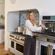 Kate Hudson using her CAFÉ 30 Custom Speed Cook Oven with five separate cooking modes