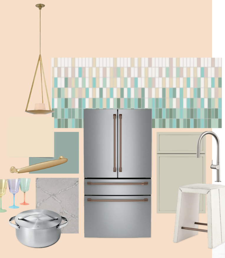 Designed for mindful mornings the Cashmere Breakfast Club vignette pairs flowing lines and buttery ivory tones with thoughtfully customized CAFÉ™ appliances.