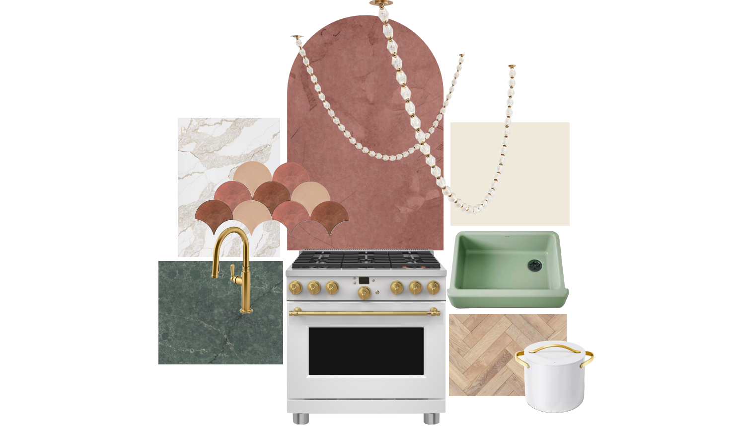 The Postcards from Venice vignette from CAFÉ™ evokes boutique hotel elegance blending European charm with modern customizable performance.