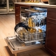 The Monogram™ Dishwasher pairs meticulous craftsmanship with advanced cleaning innovations, delivering exceptional performance without disrupting conversation.