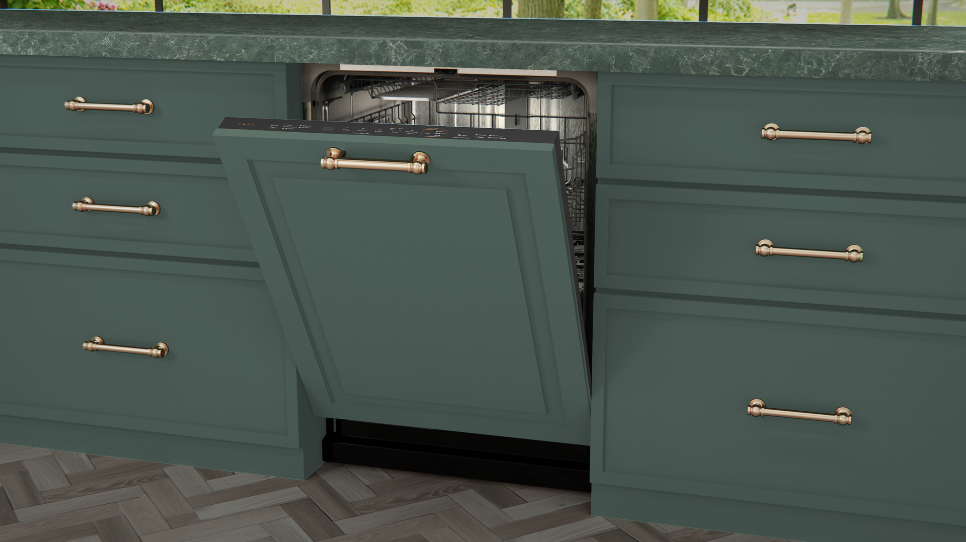 The CAFÉ™ CustomFit Panel-Ready Stainless Interior Smart Dishwasher combines customizable style with advanced cleaning performance, helping homeowners achieve a cohesive aesthetic without sacrificing functionality.