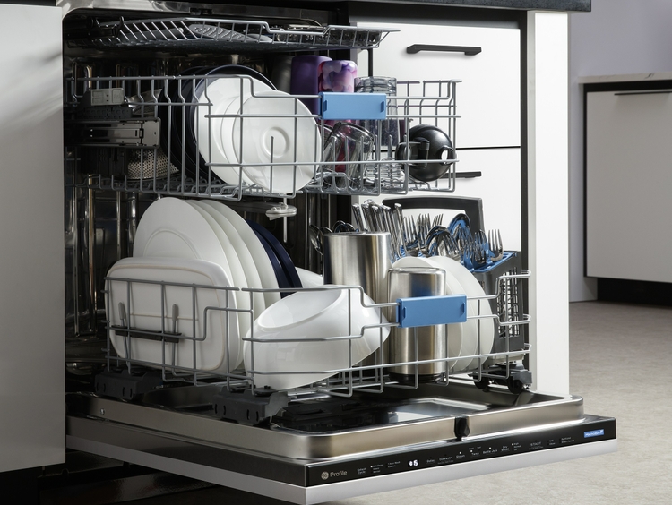 GE Profile ENERGY STAR Panel-Ready Top Control Stainless Interior Dishwasher with Microban Antimicrobial Technology