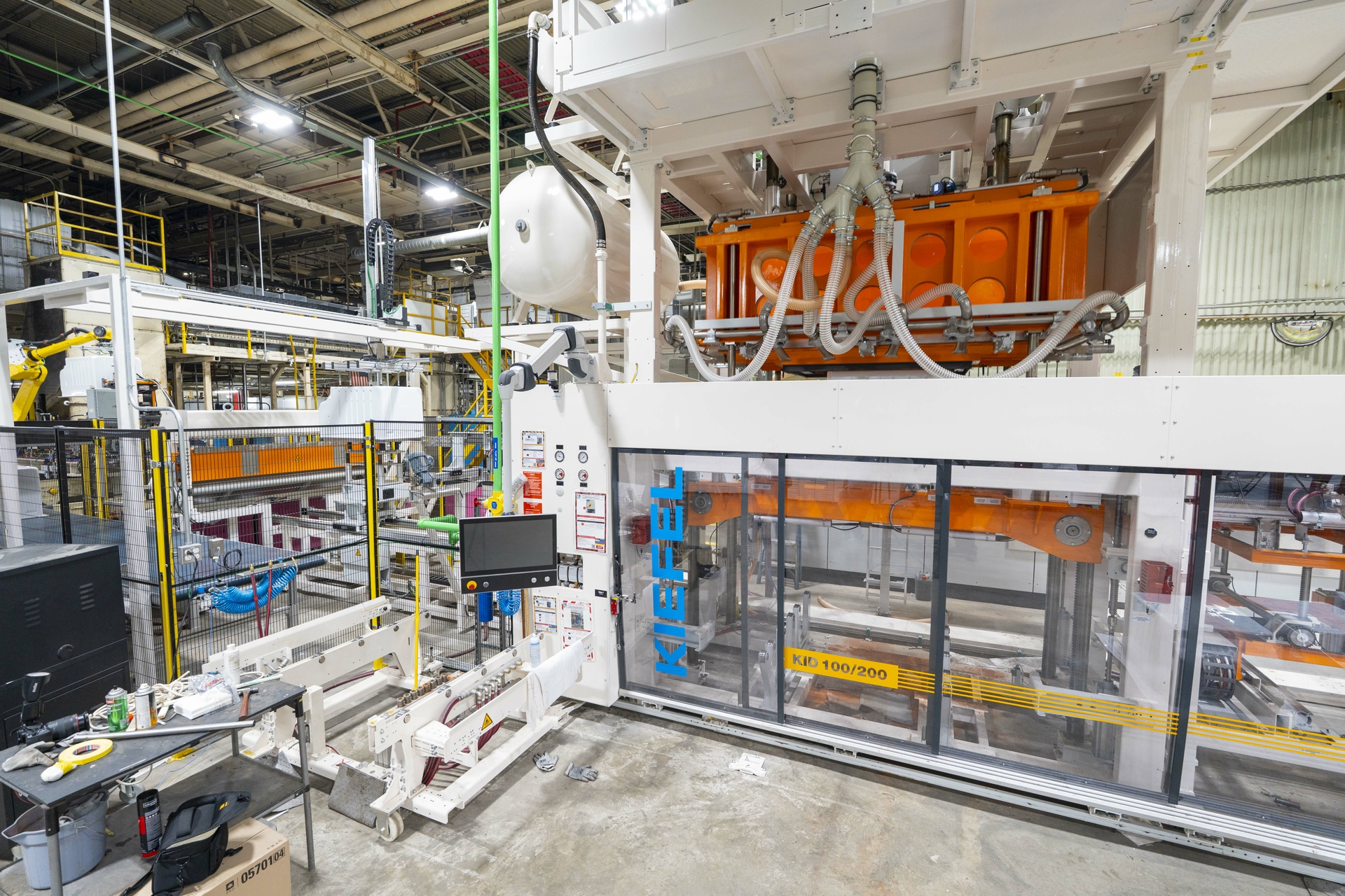 GE Appliances added new thermoforming equipment to its Decatur AL plant to increase capacity and improve efficiency