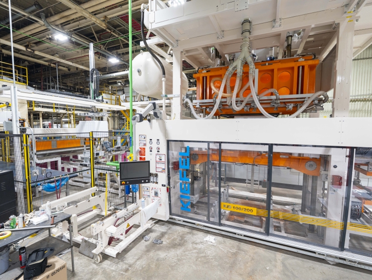 GE Appliances added new thermoforming equipment to its Decatur AL plant to increase capacity and improve efficiency