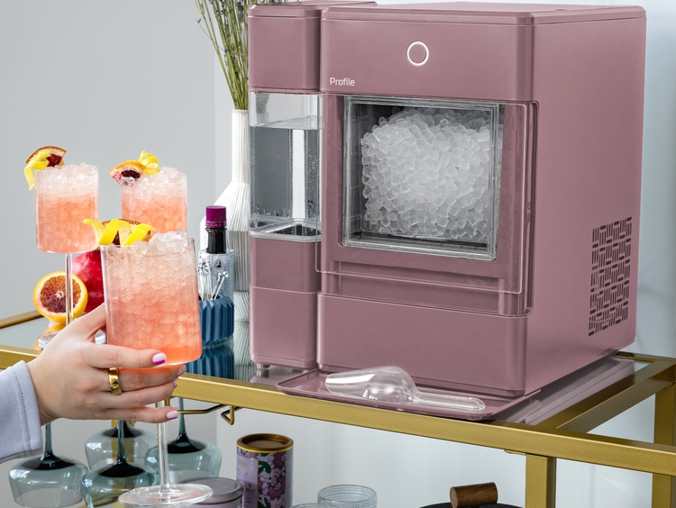 GE Profile Opal Nugget Ice Maker in New Rose Quartz Finish GE Profile Opal Nugget Ice Maker in New Rose Quartz Finish