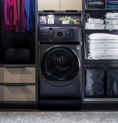 GE Profile UltraFast Combo with Ventless Heat Pump Technology combines washing and drying into one space-saving appliance delivering a complete load