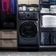 GE Profile UltraFast Combo with Ventless Heat Pump Technology combines washing and drying into one space-saving appliance delivering a complete load