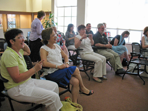 Spanish pilgrims visit Zimmerman Library