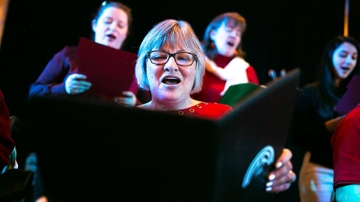Stroke recovery and socializing through song