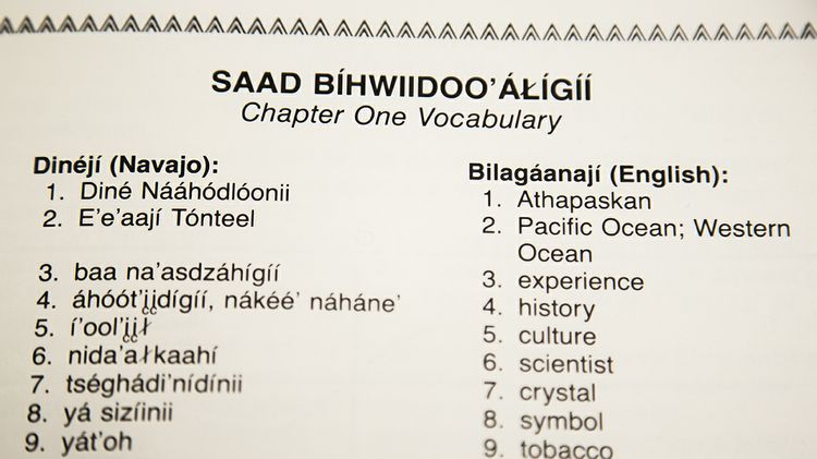 Navajo Vocabulary