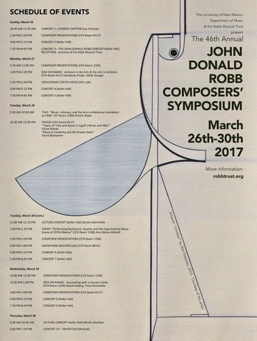 John Donald Robb Composers Symposium