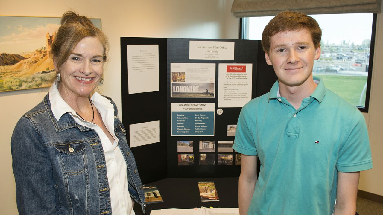 Ryan Guenther with mentor Kelly Stewart 