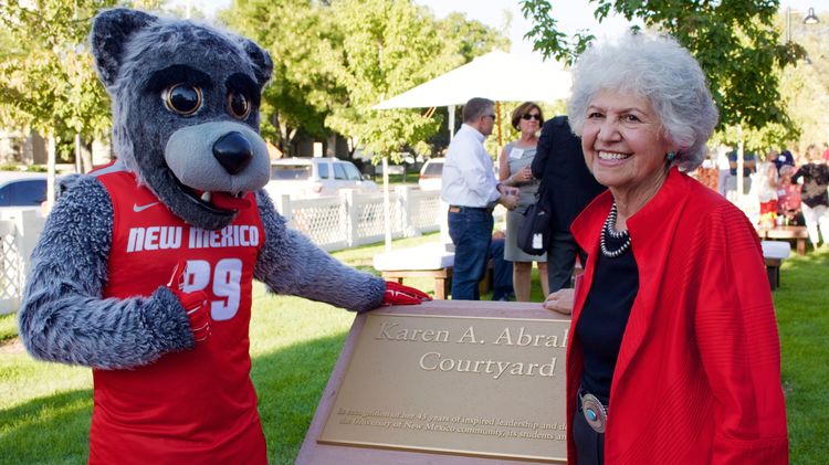 Karen A. Abraham Courtyard Dedication 